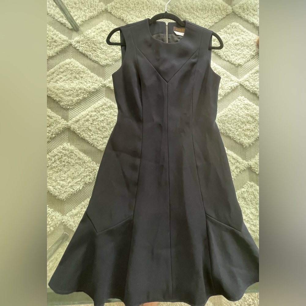Two never worn Louis Vuitton Uniformes shell dresses with scalloped bottom.
